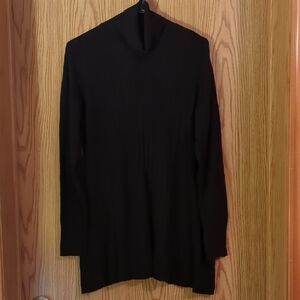 Source Unknown Elegant Black Cowl Neck Sweater